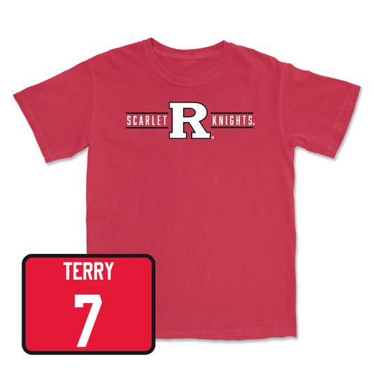 Red Men's Basketball Scarlet Knights Tee