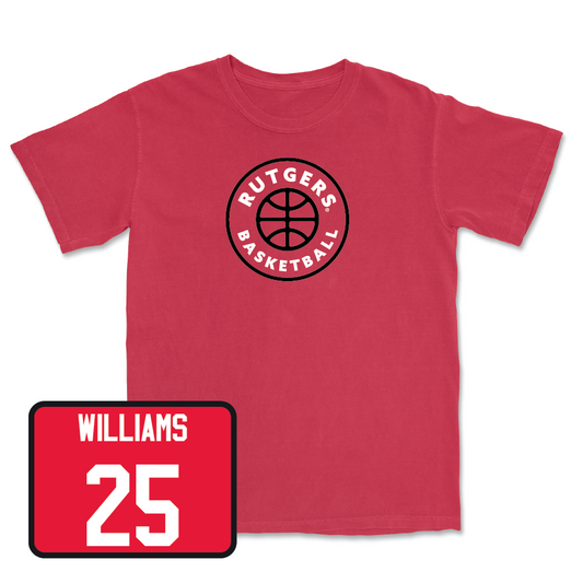 Red Men's Basketball Hardwood Tee - Jeremiah Williams