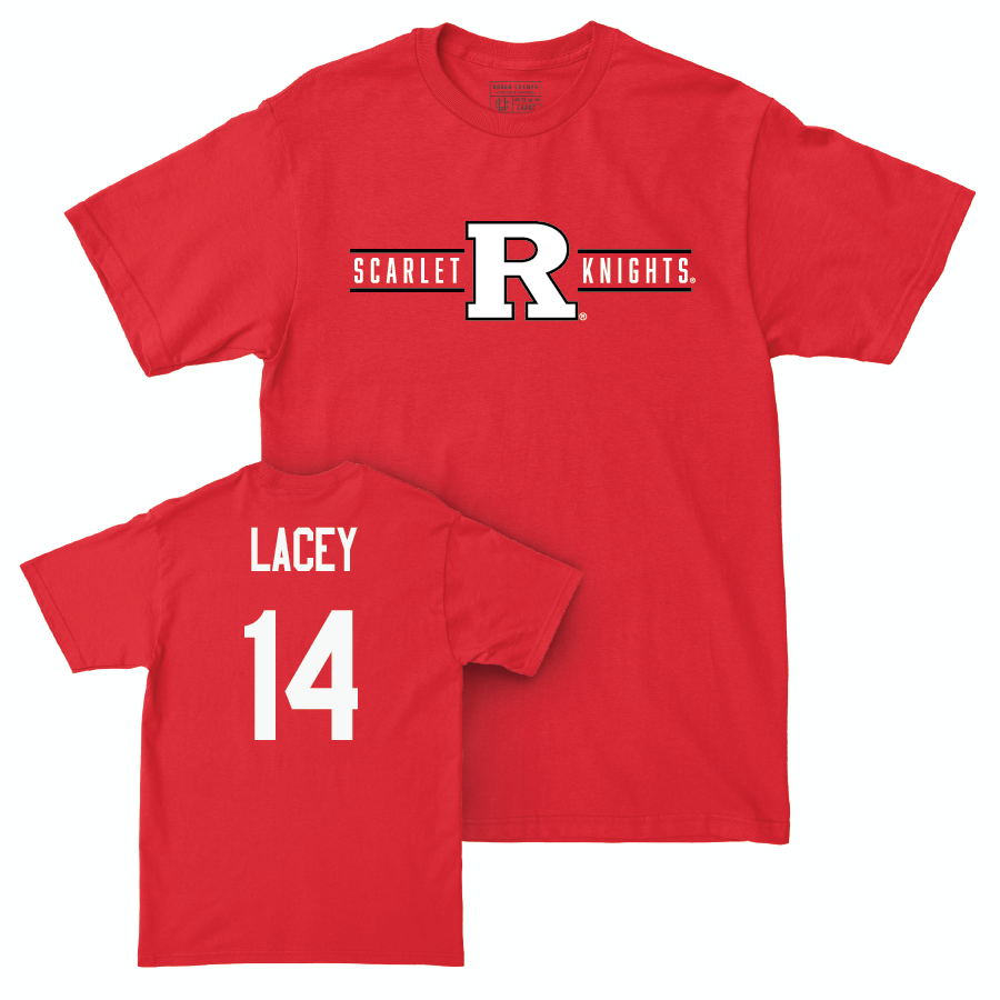 Red Women's Basketball Scarlet Knights Tee  - Jojo Lacey