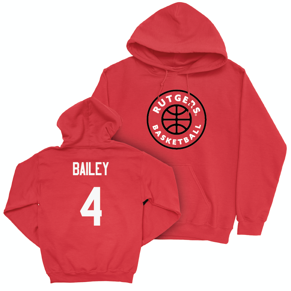 Red Men's Basketball Hardwood Hoodie  - Ace Bailey