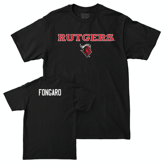 Wrestling Black Rutgers Tee - Joe Fongaro