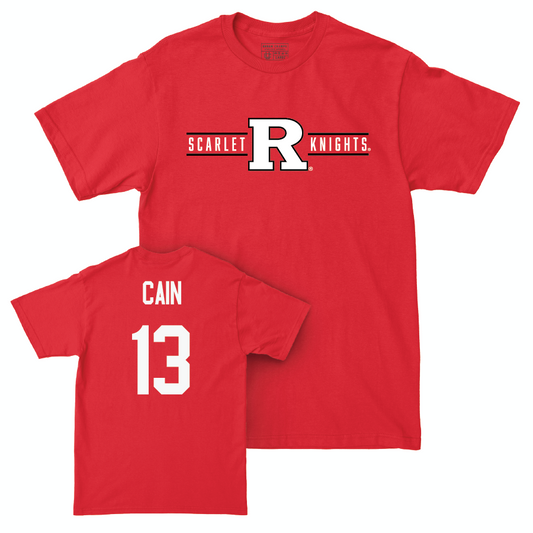 Red Women's Soccer Scarlet Knights Tee  - Audrey Cain