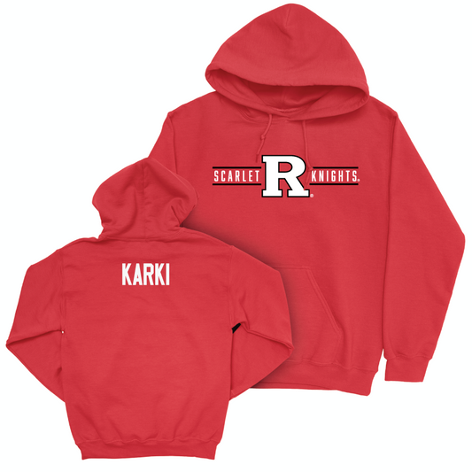 Red Women's Tennis Scarlet Knights Hoodie  - Naomi Karki