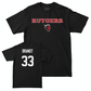 Women's Basketball Black Rutgers Tee  - Kennedy Brandt