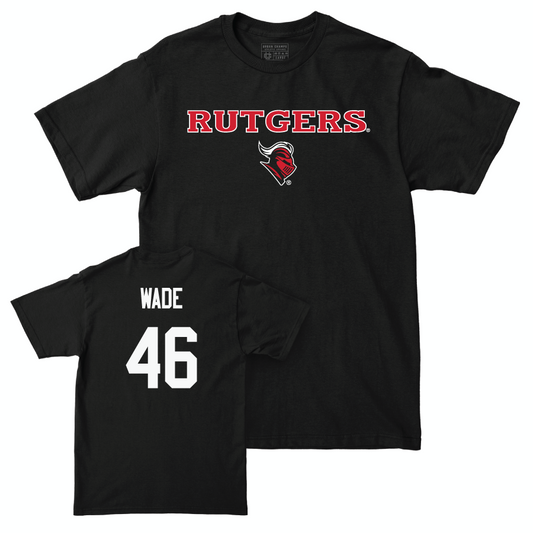 Men's Lacrosse Black Rutgers Tee  - Colin Wade