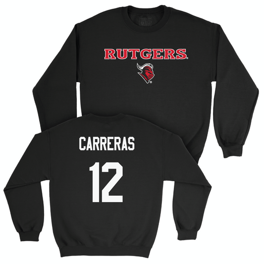 Baseball Black Rutgers Crew  - Yomar Carreras