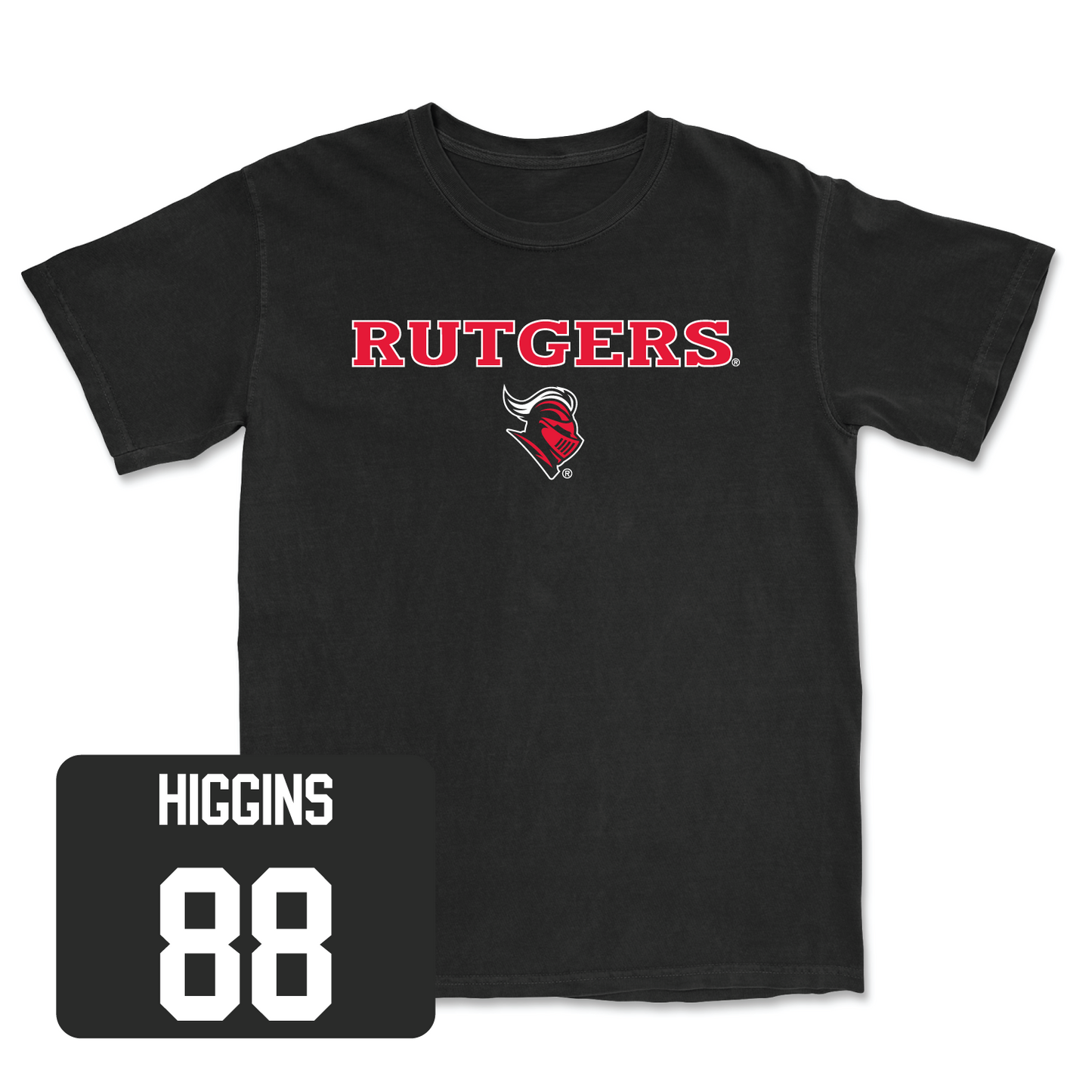 Football Black Rutgers Tee