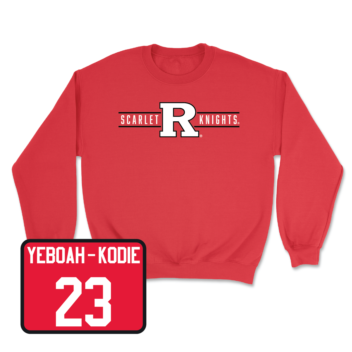 Red Football Scarlet Knights Crew